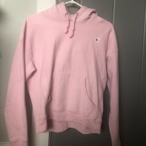 Pink champion hoodie
